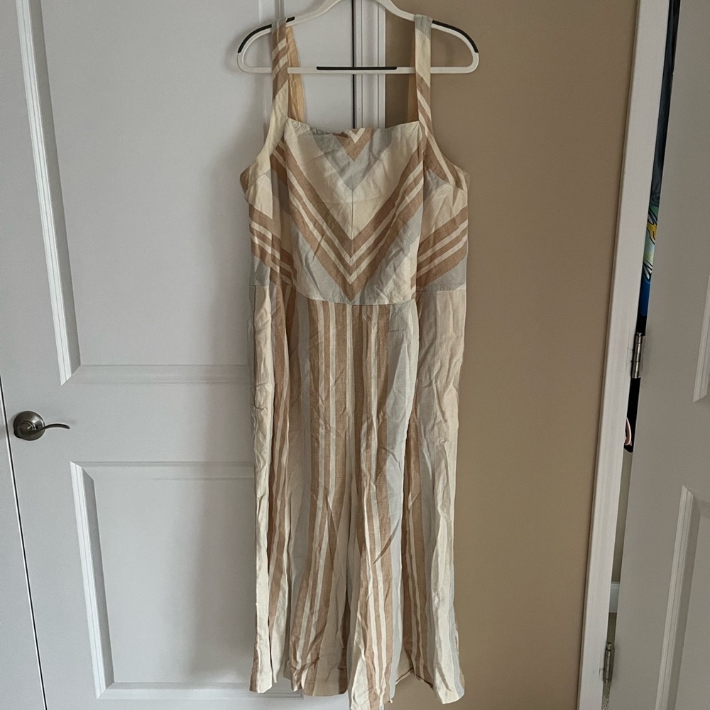 ‘Anthropologie Sleeveless Jumpsuit
